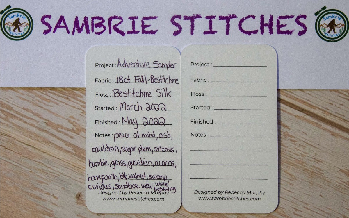 SamBrie Adventures Project Cards