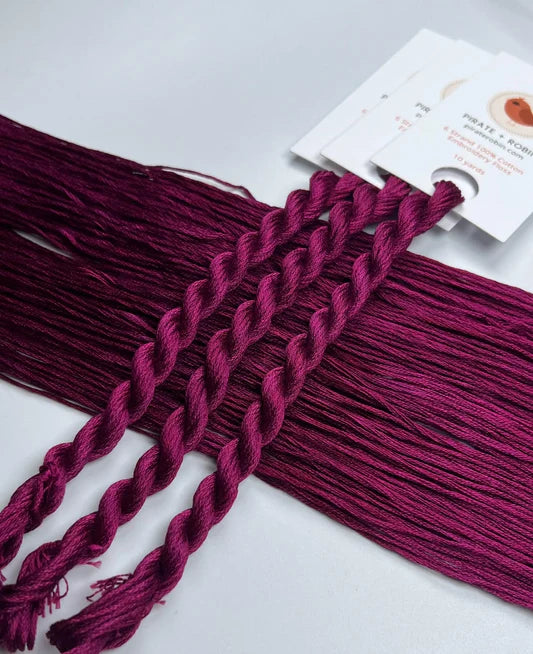 Sangria - Pirate + Robin 6 Strand Embroidery Floss