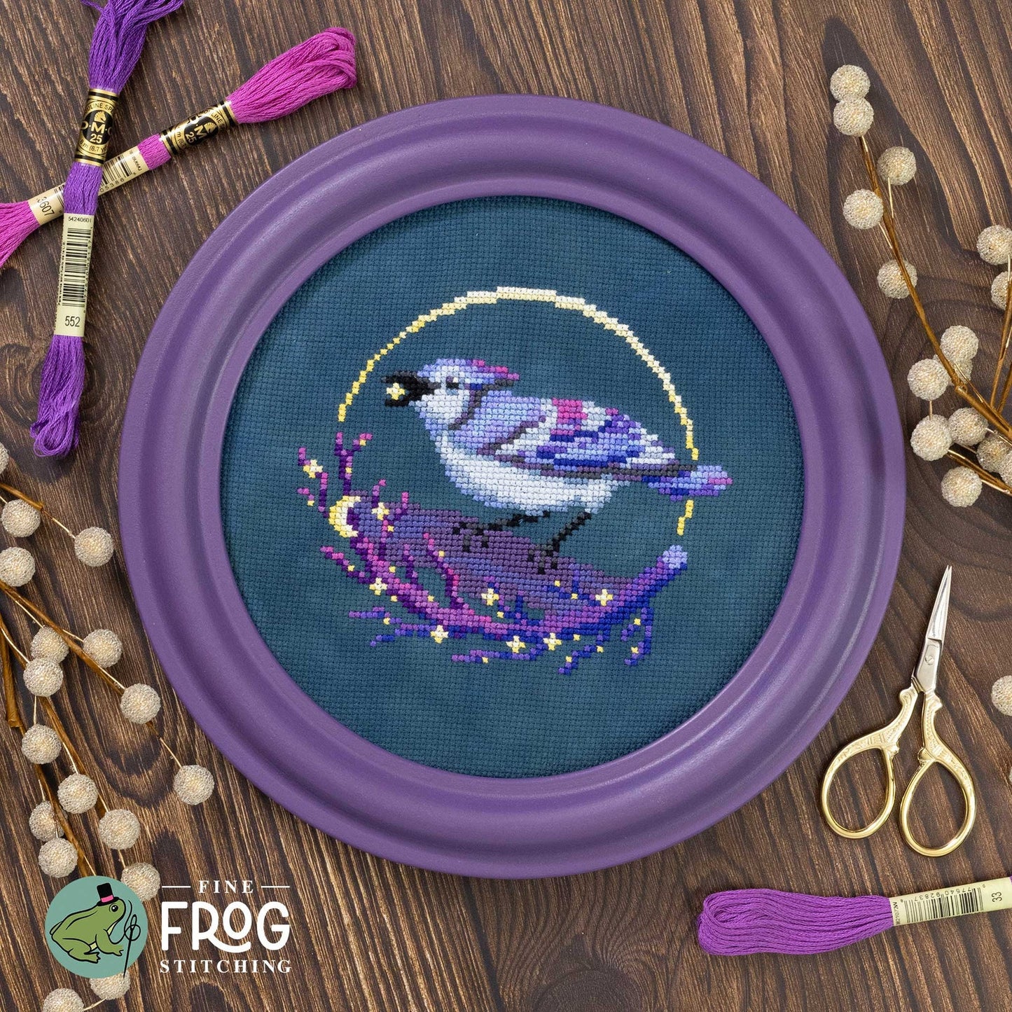 Bluejay Star Picker - Fine Frog Stitching