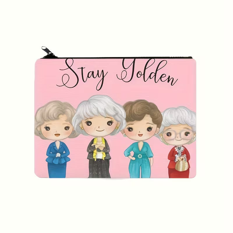 Stay Golden Zipper Bag