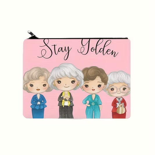 Stay Golden Zipper Bag