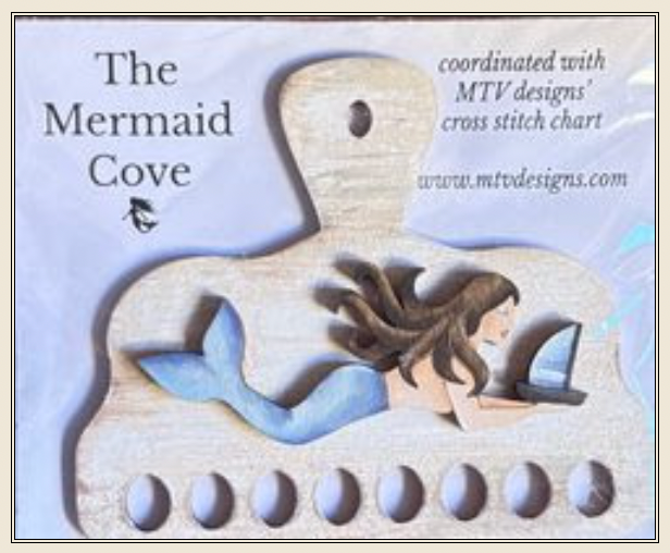 The Mermaid Cove Wooden Thread Keeper - MTV Designs