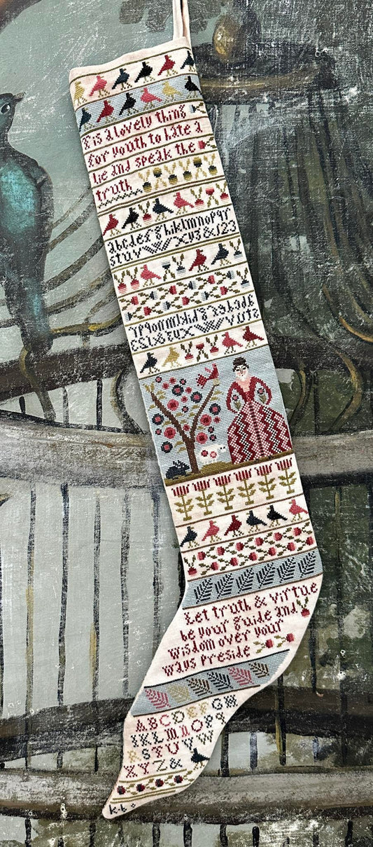 Truth and Virtue Stocking - Kathy Barrick