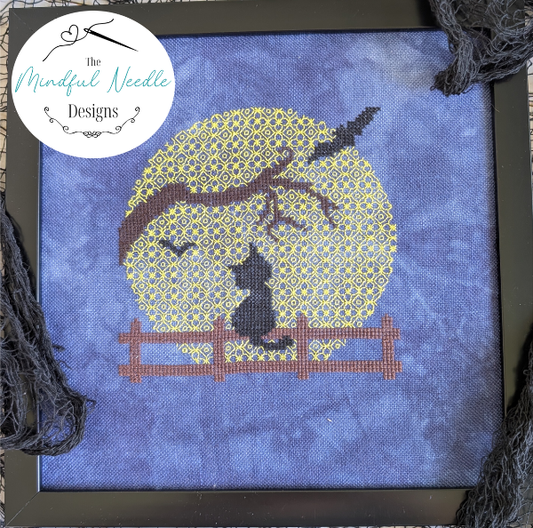 Meow at the Moon - Mindful Needle Designs