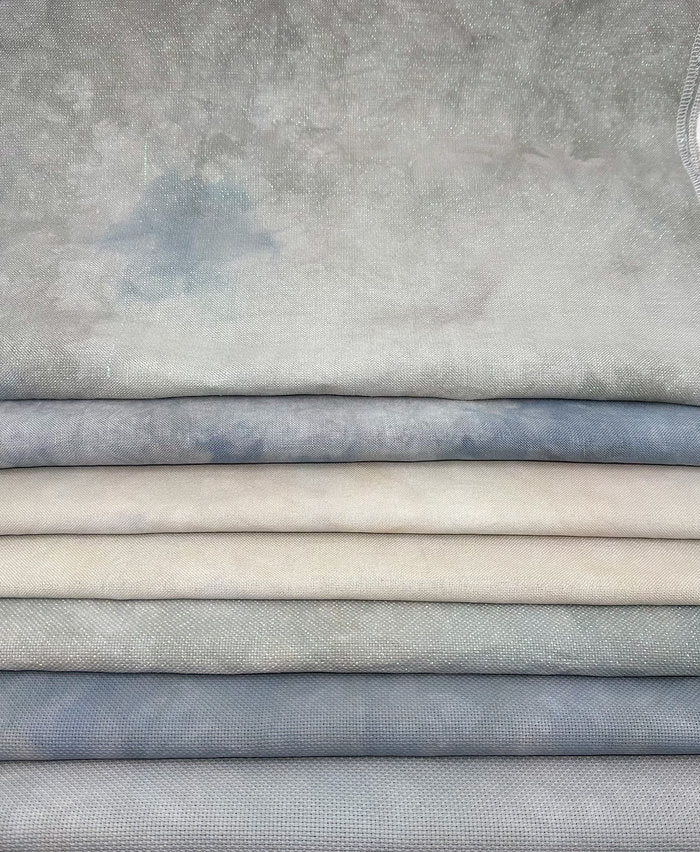 Willow Ash Aida & Linen Fabric - Fiberlicious Yummy