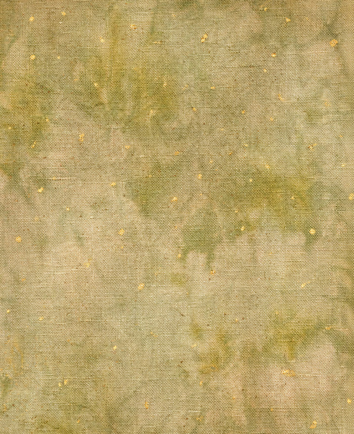 Ethereal Gold Dusted Linen - Fiberlicious Yummy