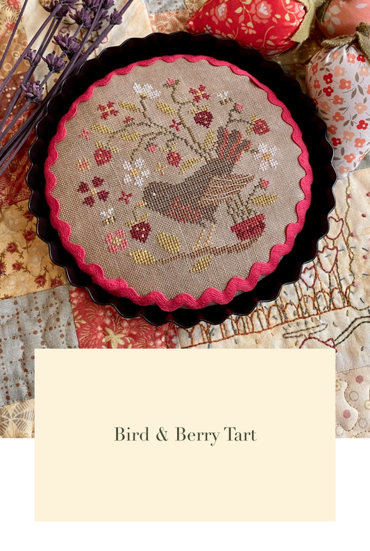 Bird and Berry Tart - Blueberry Ridge Designs