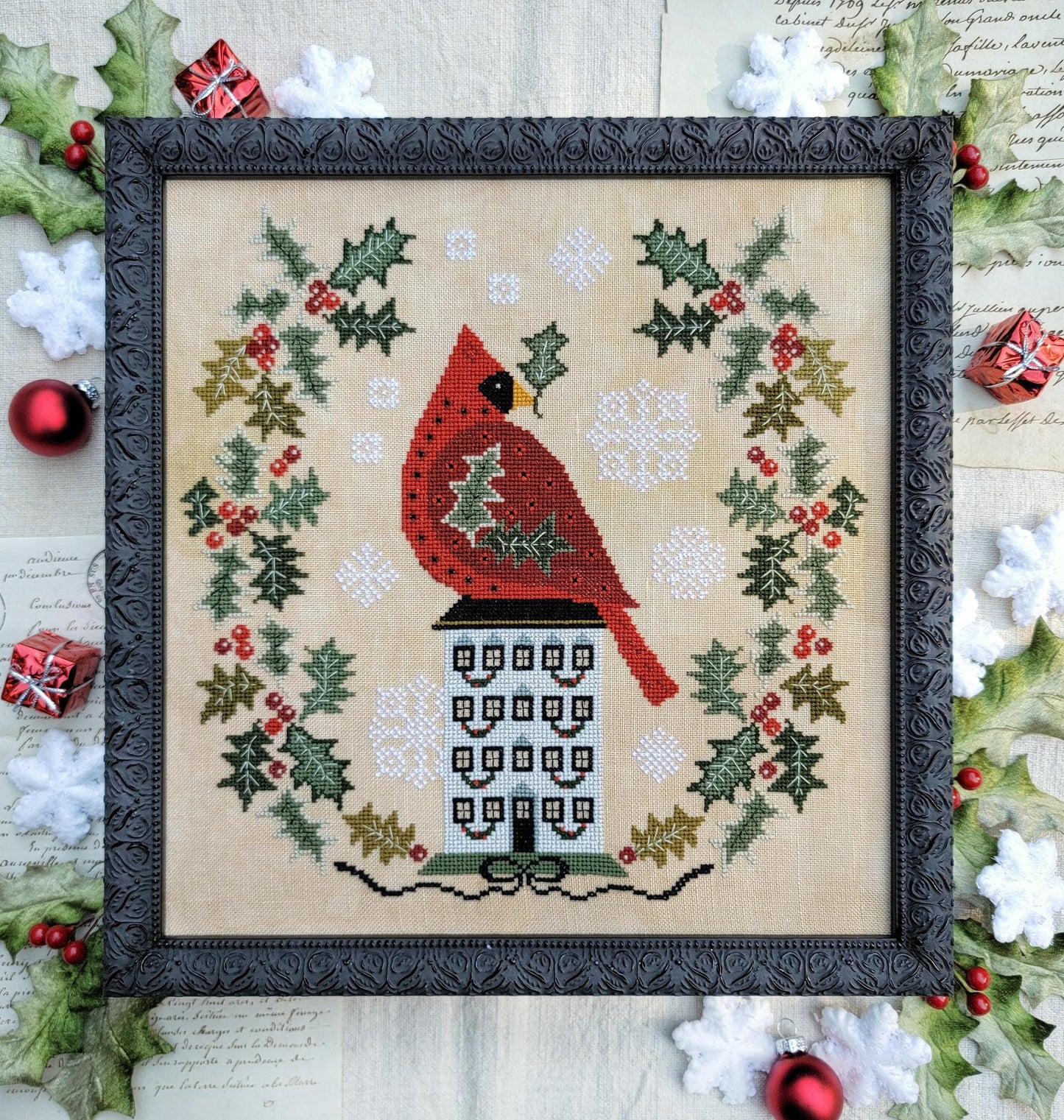Holly Wreath - Kathy Barrick