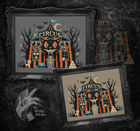Vintage Halloween Big top - The Witchy Stitcher