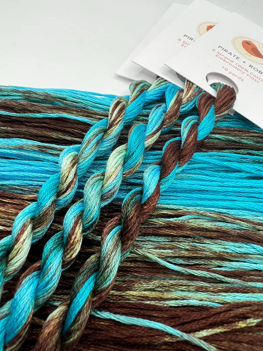 Woodland Breeze - Pirate + Robin 6 Strand Embroidery Floss